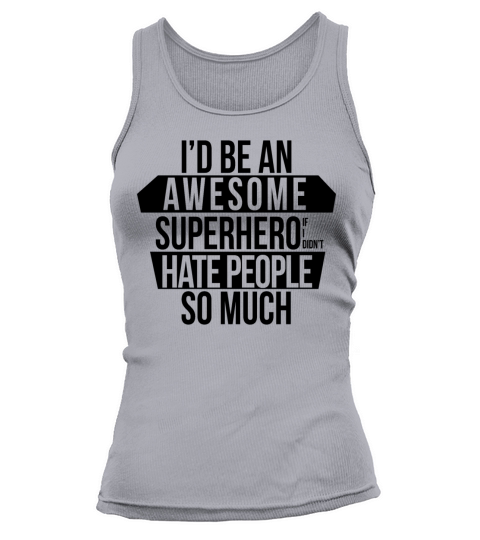 Funny Introvert Superhero Quote Women's Tank Top