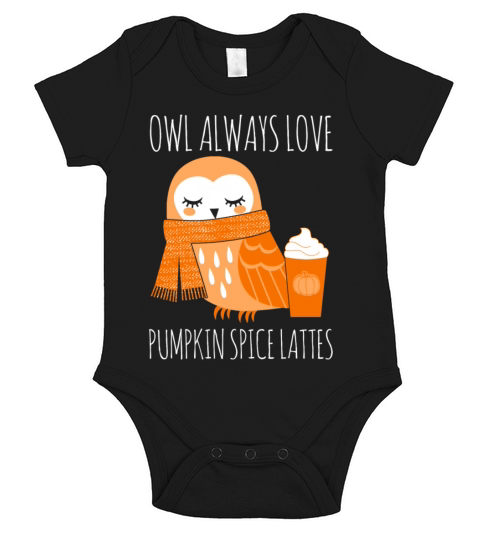Owl Always Love Pumpkin Spice Lattes Short Sleeve Baby One-Piece