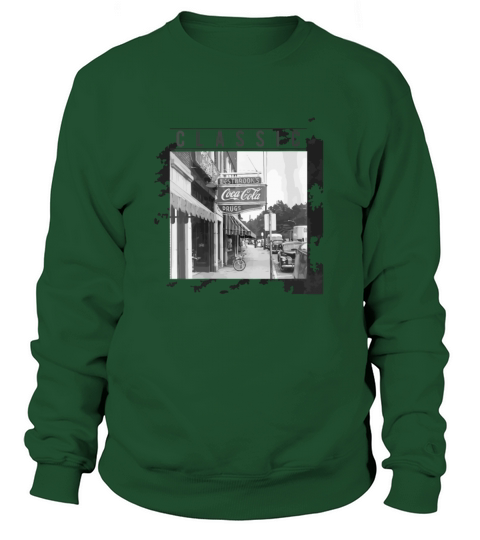 Coca-Cola Vintage Store Front Sign Photograph Women's Sweatshirt