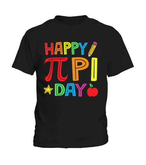 Retro Vintage Happy PI Day 2022 Math Lover Mathema Kids T-Shirt