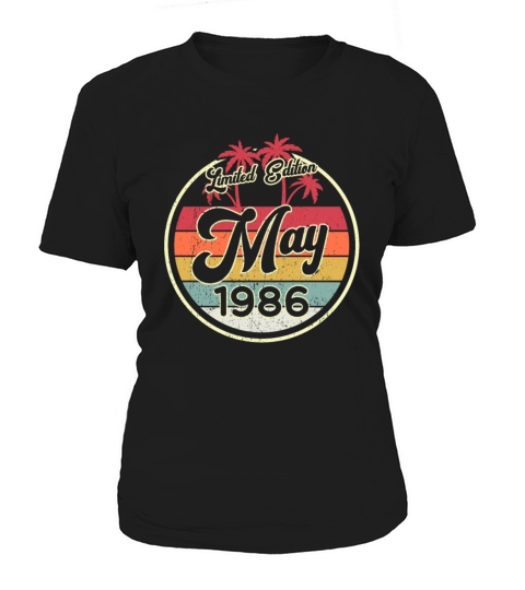 Vintage Mai 35 Year 1986 35th Birthday Gift Women's T-Shirt