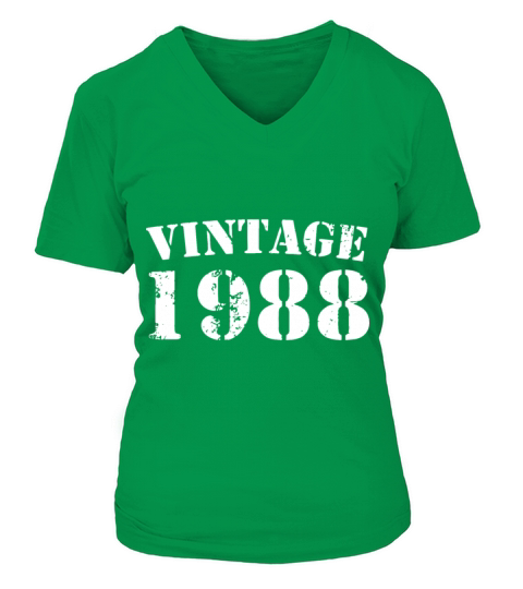 vintage 1988 grandpa Women's V-Neck T-shirt