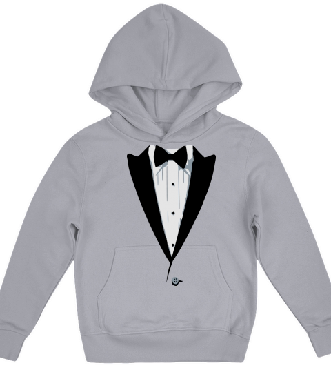 Custom Color Tuxedo Tshirt Kids Hoodie