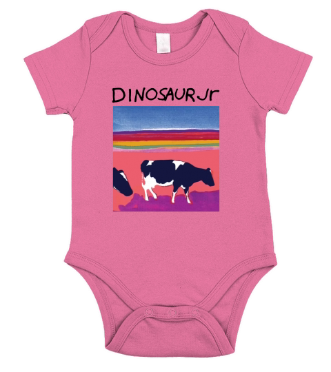 dinosaur jr cow Short Sleeve Baby One-Piece