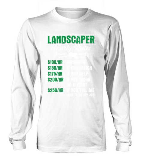 Funny Landscaper Landscaping Women's Long Sleeve
