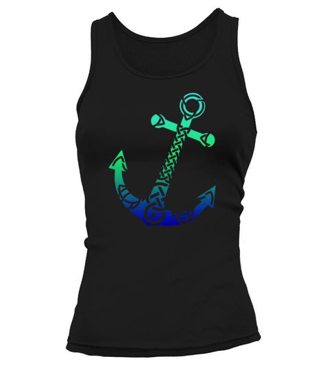 Celtic Symbol Anchor Tribal Tattoo Gift Idea Women's Tank Top