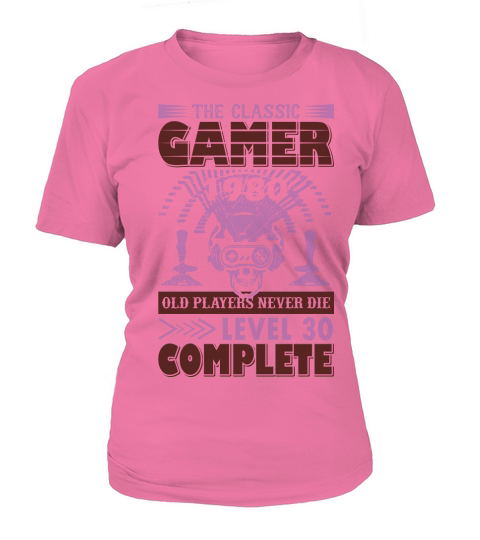 The classic Gamer 1980 Level 30 complete T-Shirt Woman