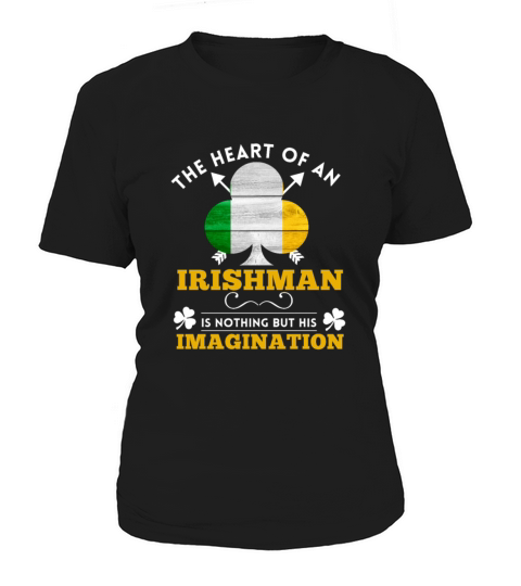 ST PATRICKS DAY THE HEART OF AN IRISHMAN Women's T-Shirt