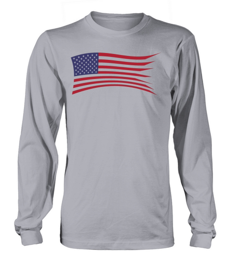 USA Flag of the proud United States I have a dream Women's Long Sleeve