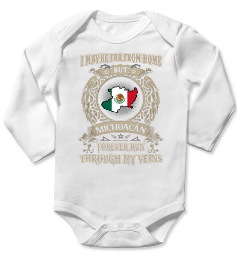 Michoacan Long Sleeve Baby One-Piece