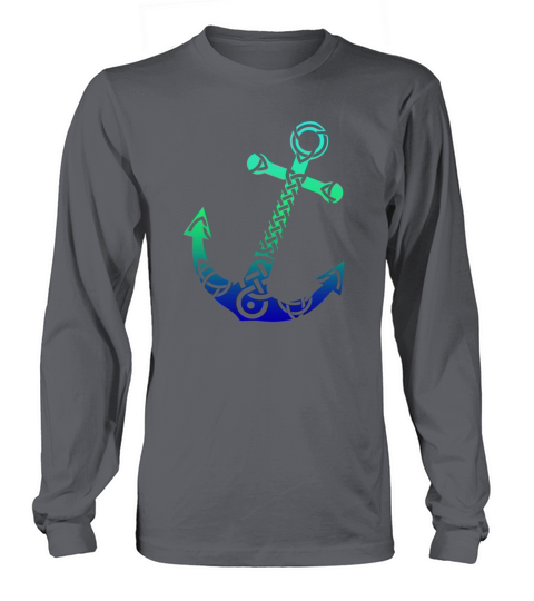 Celtic Symbol Anchor Tribal Tattoo Gift Idea Women's Long Sleeve