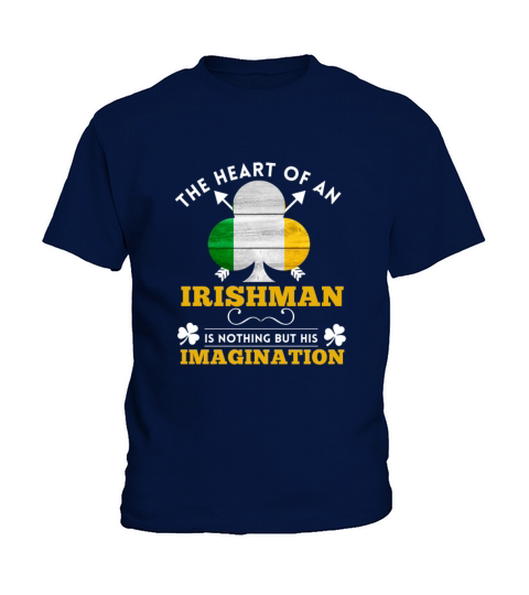 ST PATRICKS DAY THE HEART OF AN IRISHMAN Kids T-Shirt