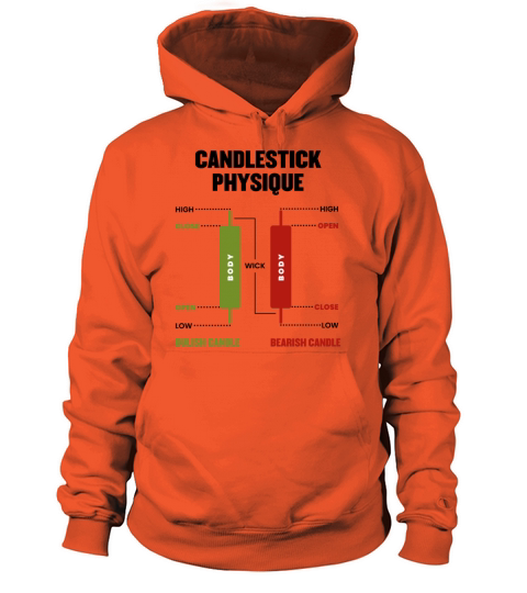 Candlestick Physique Stock Market Day Trader Women's Hoodie