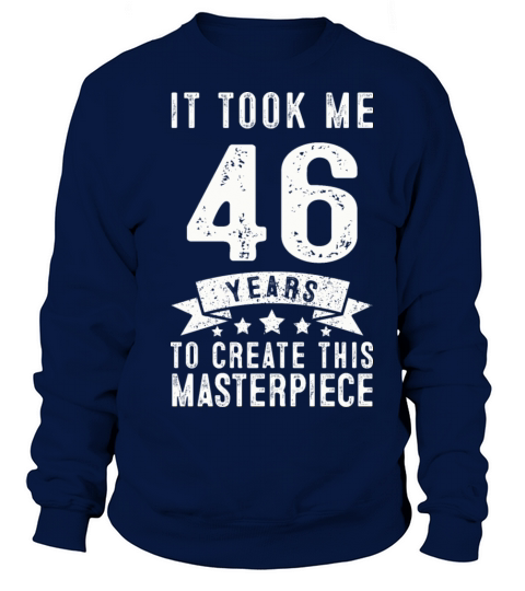 Funny 46 Years Old 1975 T Shirt 46th Birthday Gift Women's Sweatshirt