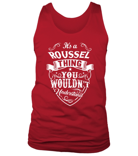 BNS93391-ROUSSEL THING HEAD Tank Top Unisex