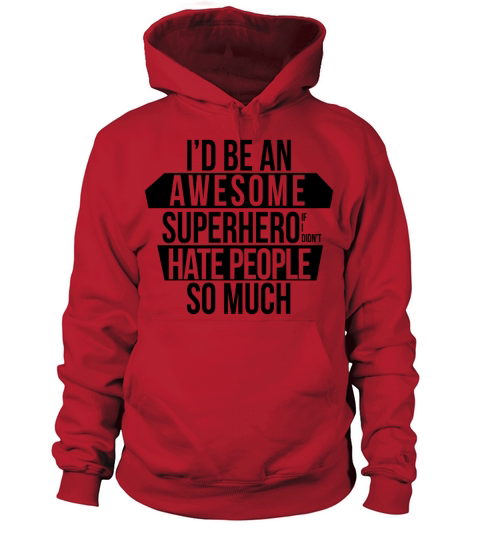Funny Introvert Superhero Quote Women's Hoodie