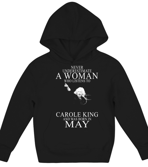 Never Underestimate A Woman Who Listens To Bruce Springsteen And Was Born In July Kids Hoodie