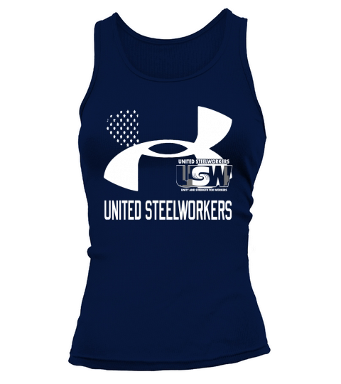 United Steelworkers Unity And Strength For Workers Flag - Drawstring Bag Tank top Woman