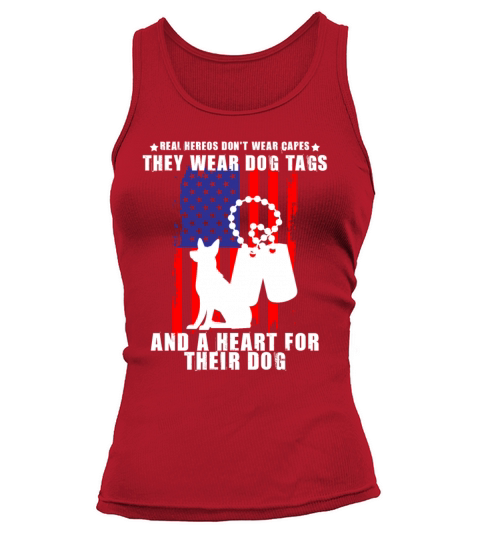 Real Heroes wear Dog Tags Veteran Coming Home Gift Women's Tank Top