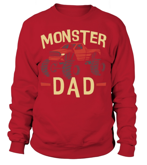 Retro Vintage Monster Dad Truck Men's Sweatshirt