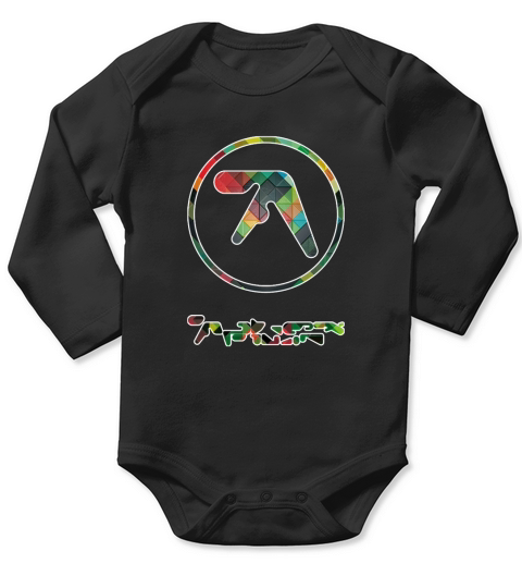 Aphex Twin Logo Colorful Long Sleeve Baby One-Piece