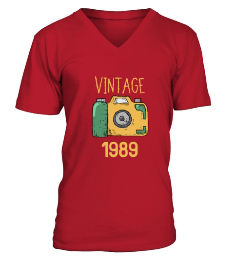Vintage 1989 Men's V-Neck T-shirt