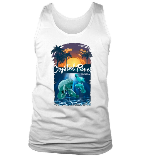 Manatee Crystal River Florida shirt Tank Top Unisex