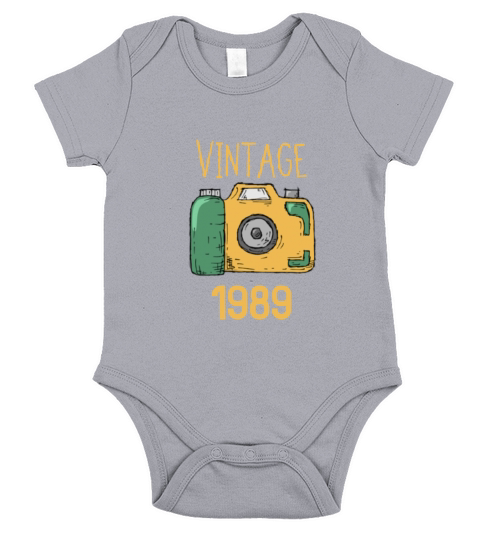 Vintage 1989 Short Sleeve Baby One-Piece