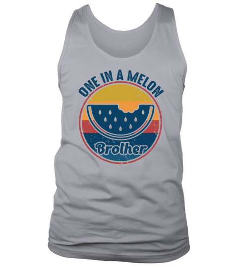Family summer Watermelon Vintage One In A Melon Men's Tank Top