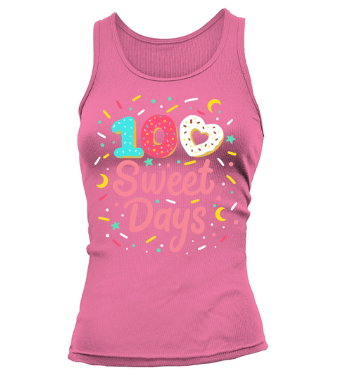 100 Days of School Donut Student Women's Tank Top