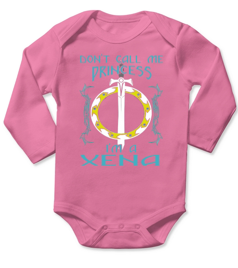Xena Warrior Princess Tshirt Long Sleeve Baby One-Piece