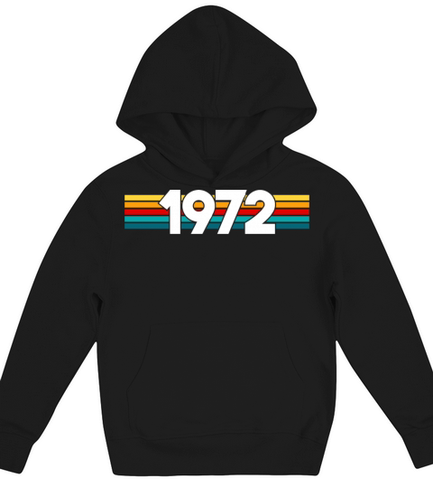 Vintage 1972 - 50 years old - 50th birthday gift Kids Hoodie