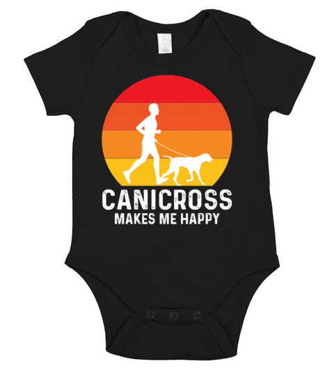 Canicross Dog Sports Short Sleeve Baby One-Piece