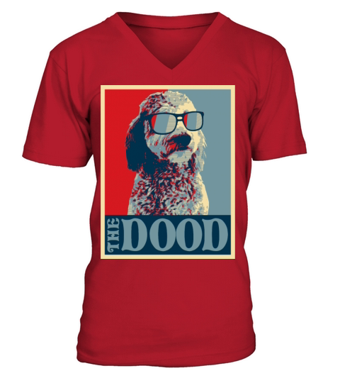 Goldendoodle The Dood Men's V-Neck T-shirt