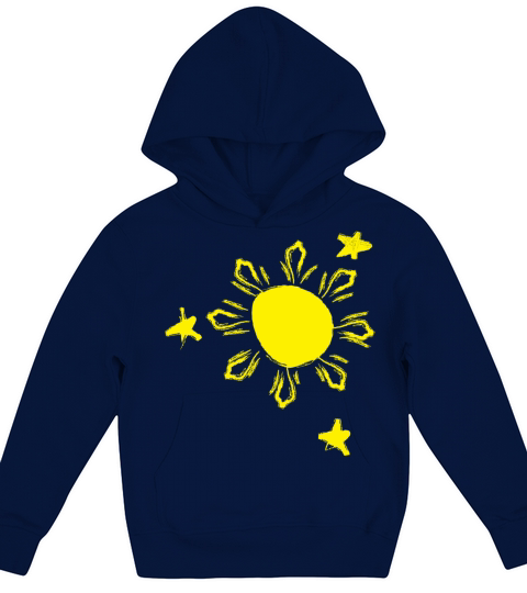 Skribble Sun n Stars - Philippines Kids Hoodie