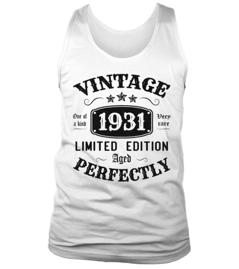 Vintage 1931 Limited Edition Aged Perfectly Tank Top Unisex