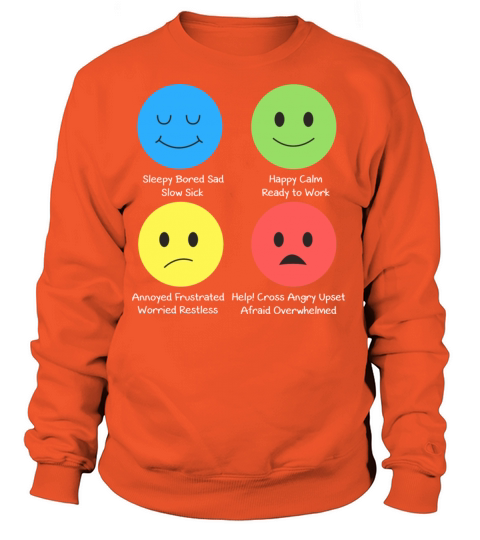 Funny ADHD - Sleepy Happy Annoyed Help - Condition Women's Sweatshirt