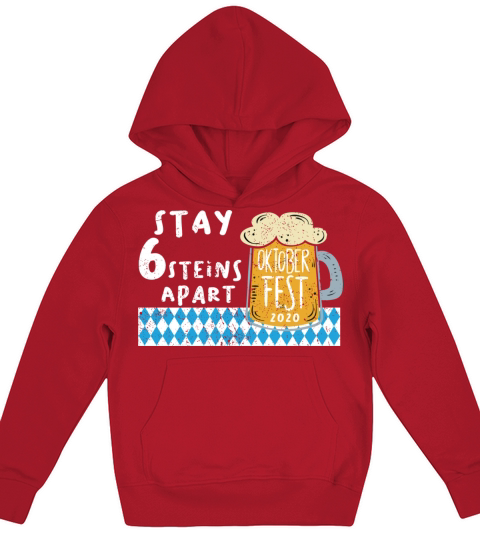 Oktoberfest 2020 Bavarian 6 Stein Apart Beer Octob Kids Hoodie