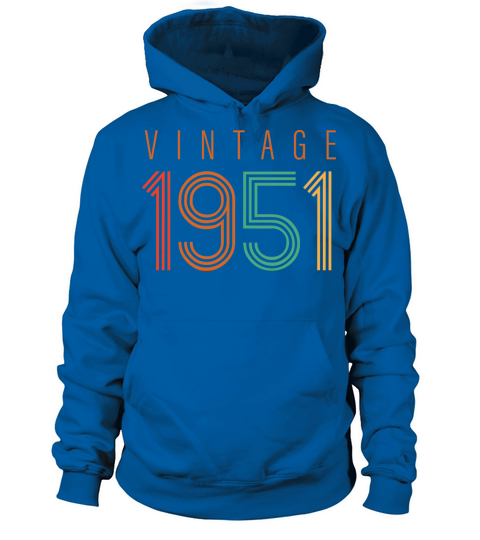 Vintage 1951 70th Birthday Est 1951 Women's Hoodie