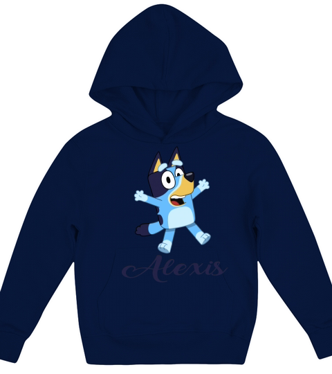 Alexis Bluey Boy Name 2020 Kids Hoodie