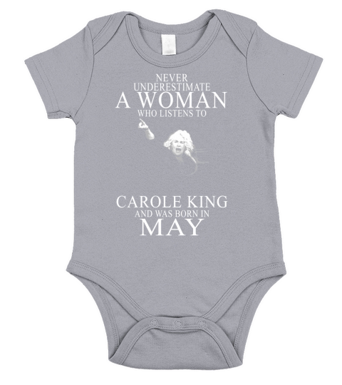 Never Underestimate A Woman Who Listens To Bruce Springsteen And Was Born In July Short Sleeve Baby One-Piece