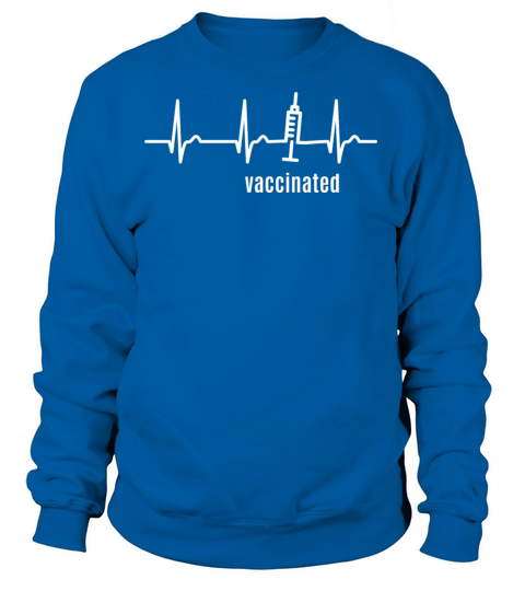 Heartbeat Vaccinated Vaccine Pro Vaccination Women's Sweatshirt