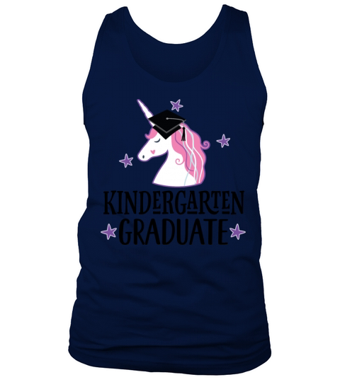Kindergarten Graduate Girl Unicorn Men's Tank Top