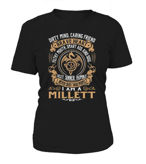 MILLETT Brave Heart Dragon Name Shirts Women's T-Shirt