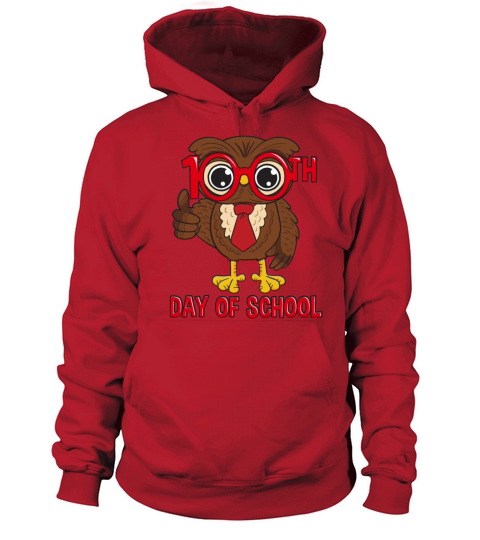 Owl 100 th Day Day Of School Teacher Gift Women's Hoodie