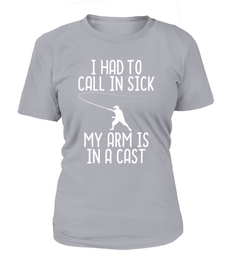 Fly Fishing Arm in a Cast Funny Fishing Fisherman Women's T-Shirt