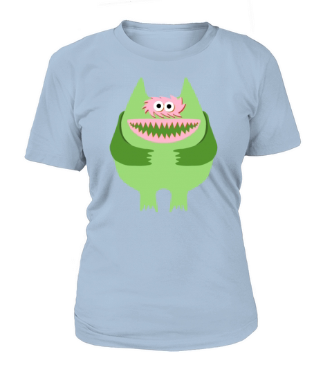 Green Nauga Stuffed Animal Cute Monster Throwback Women's T-Shirt