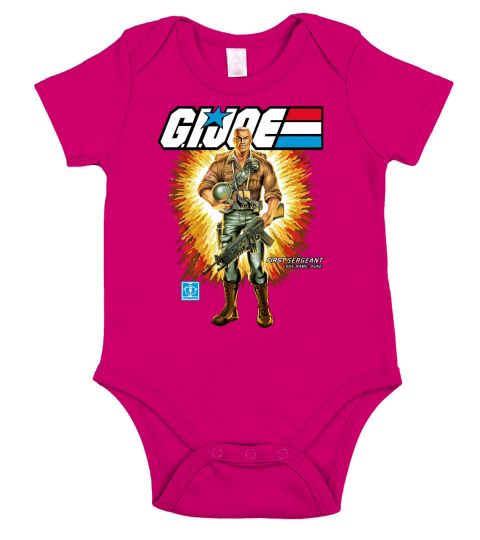GI JOE first sergeant codename Duke Short Sleeve Baby One-Piece