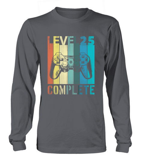 Mens 25th Birthday Young Man Level 25 Years Women's Long Sleeve