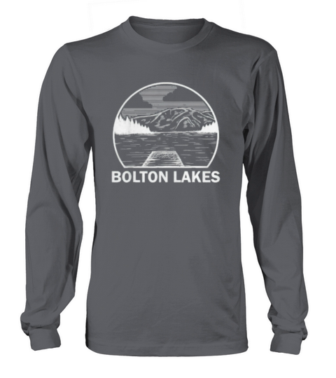 BOLTON LAKES CONNECTICUT Fishing Camping Summer Long sleeved Unisex